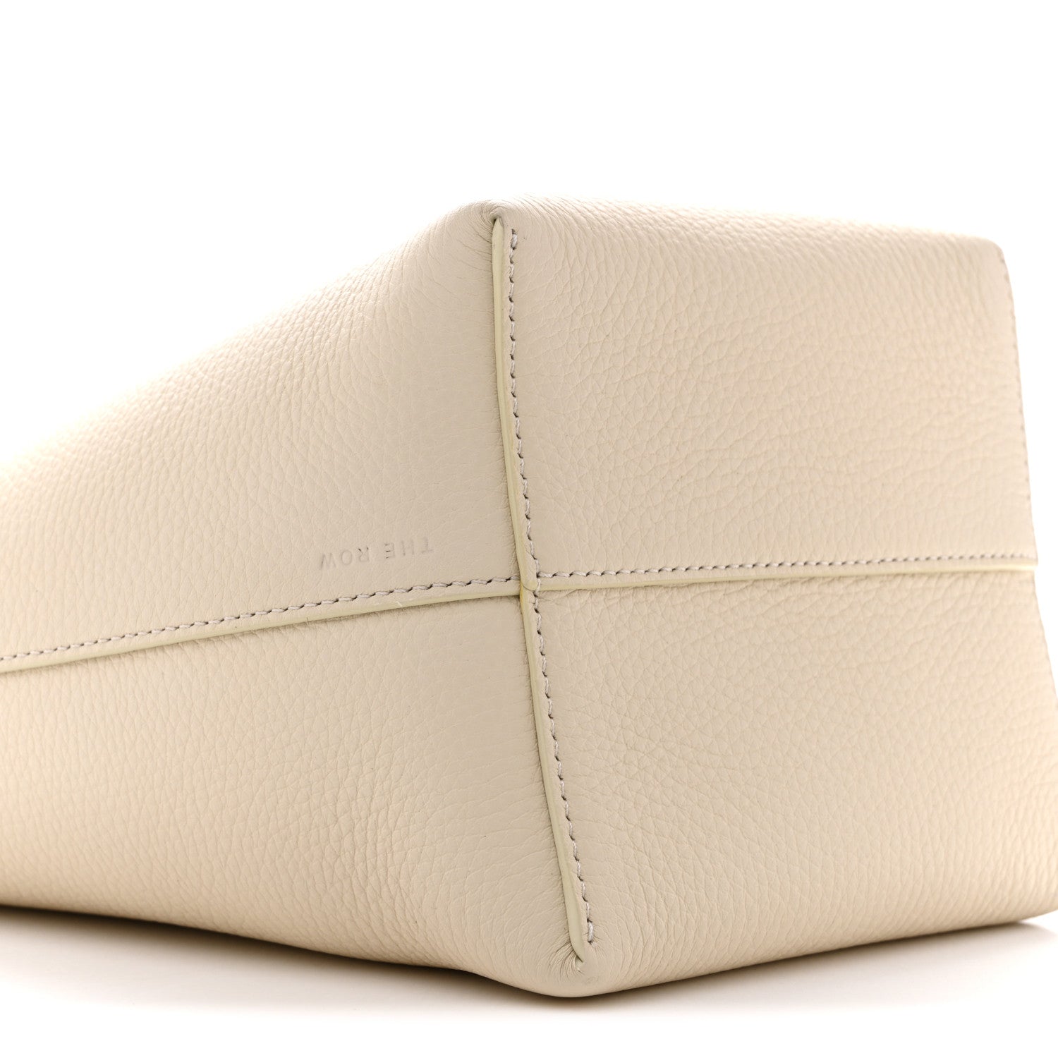 The Row Grained Calfskin Small N/S Hook Tote Ivory 8 of 10