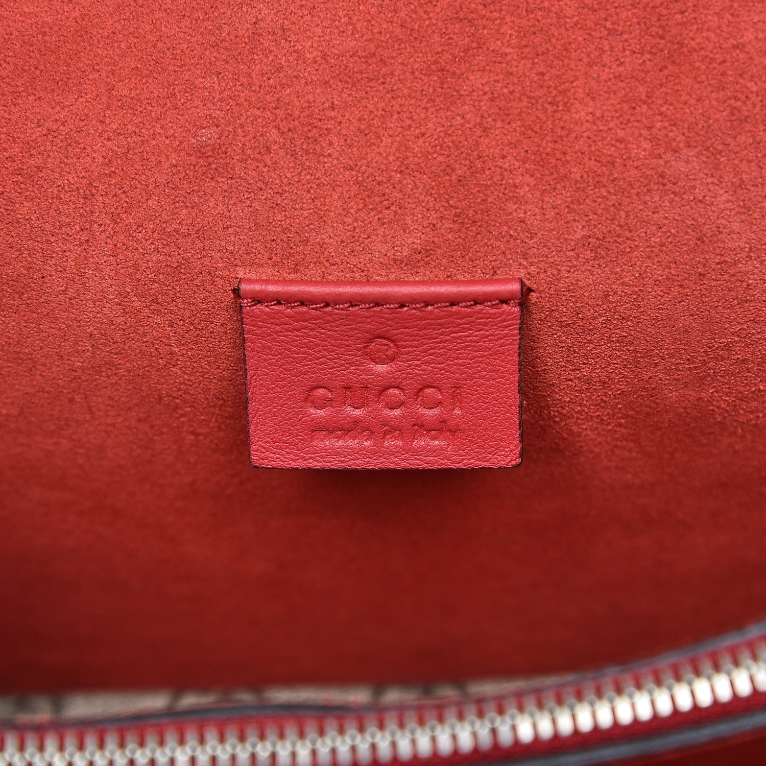 Gucci GG Supreme Monogram Small Dionysus Shoulder Bag Red 7 of 10