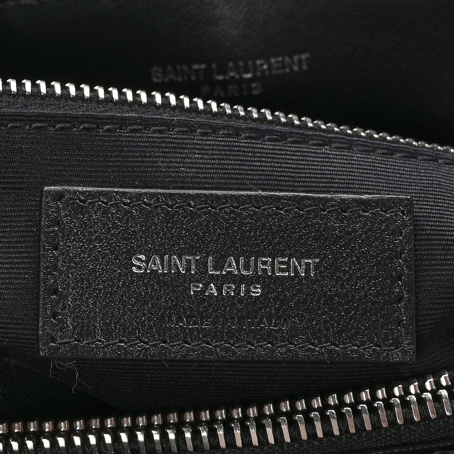 Saint Laurent Calfskin Y Quilted Monogram Medium Loulou Chain Satchel Black 7 of 12