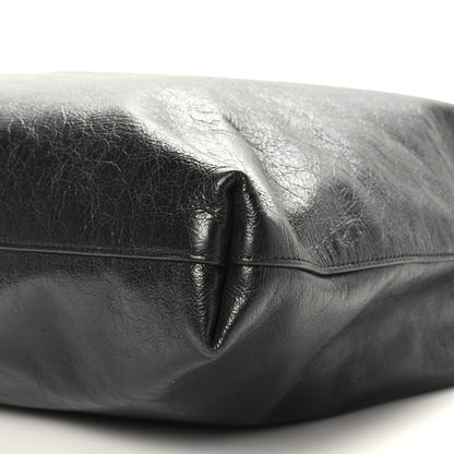 Gucci Fluffy Calfskin Morpheus Tote Bag Black 9 of 9