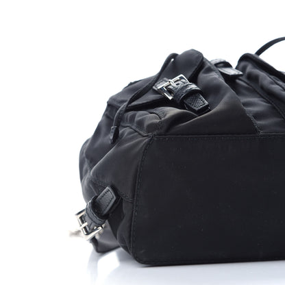 Prada Nylon Vela Mini Crossbody Backpack Black 8 of 9