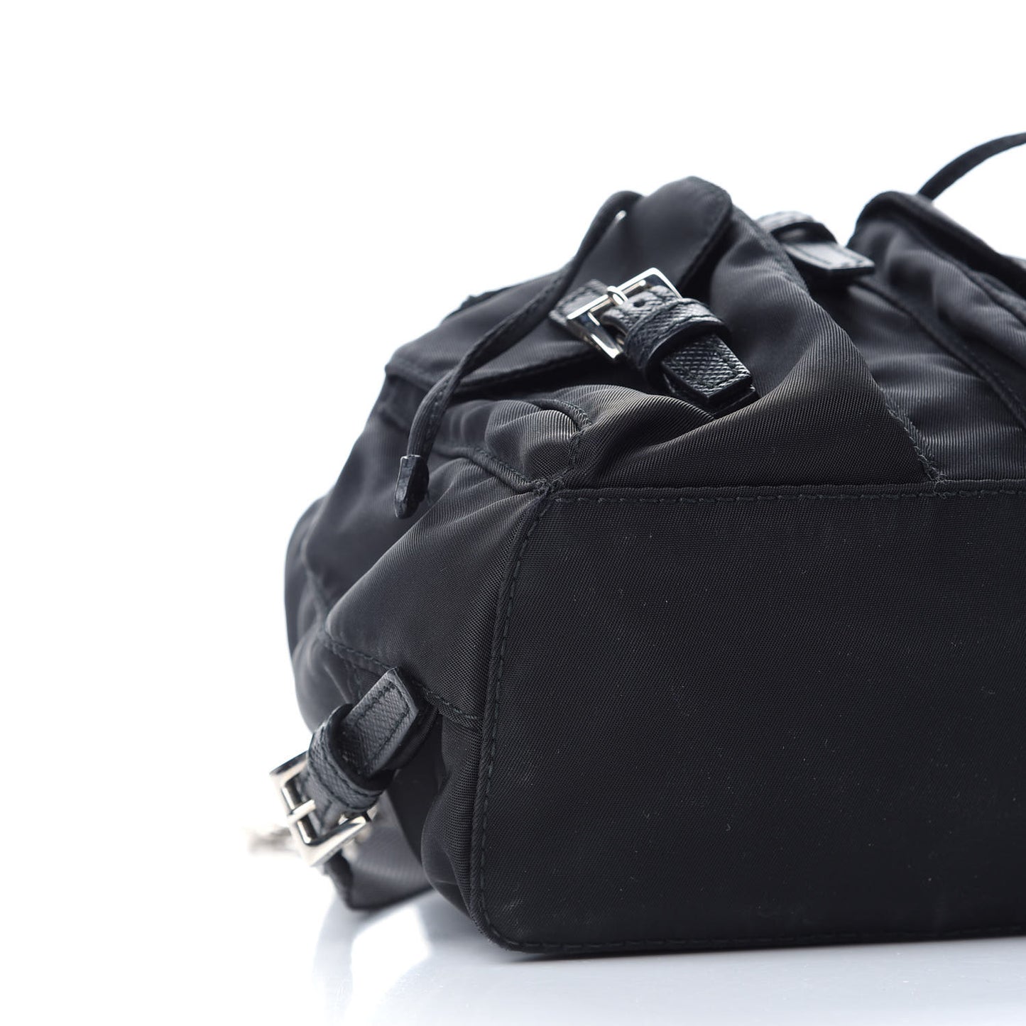 Nylon Vela Mini Crossbody Backpack Black