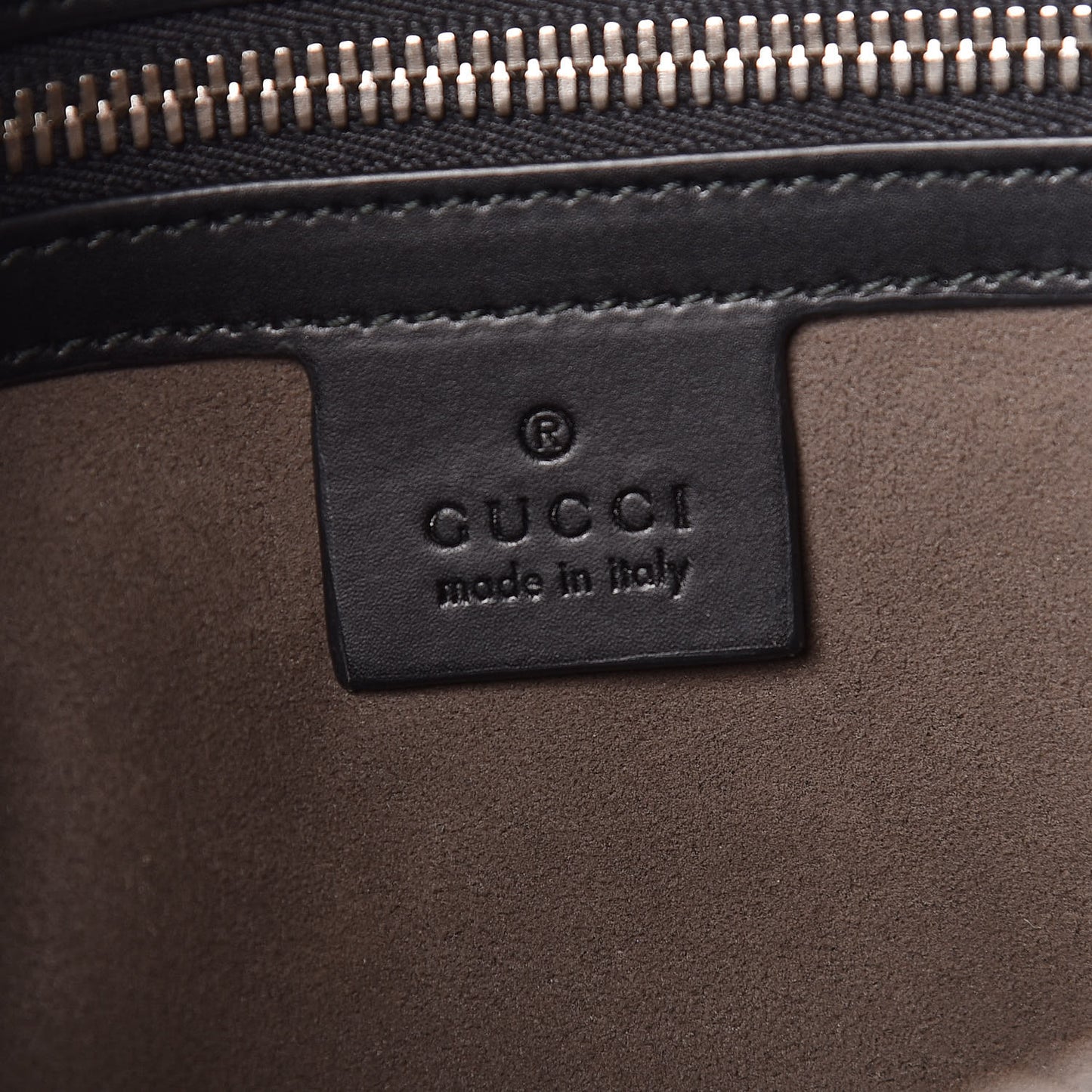 GG Supreme Monogram Mens Wristlet Black