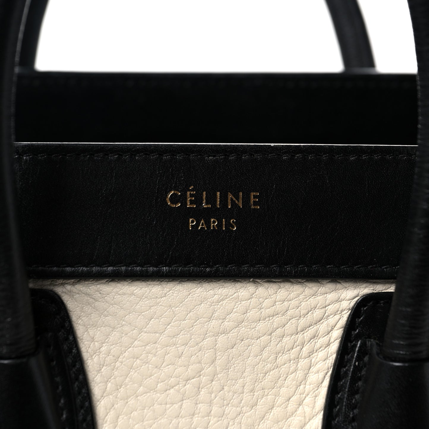 Elephant Calfskin Nano Tri-Color Luggage White Yellow Black