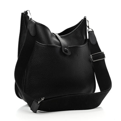 Hermes Taurillon Clemence Evelyne III PM Black 2 of 4