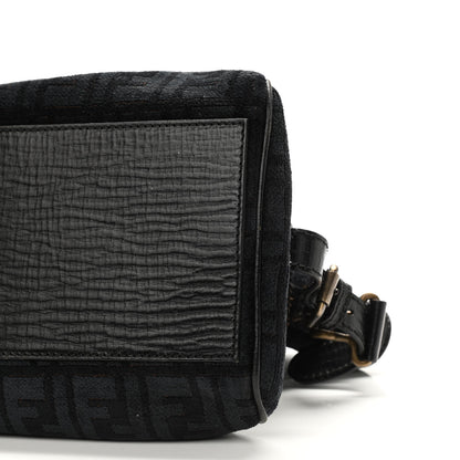 Fendi Velvet Zucca Small Bag De Jour Black 10 of 11
