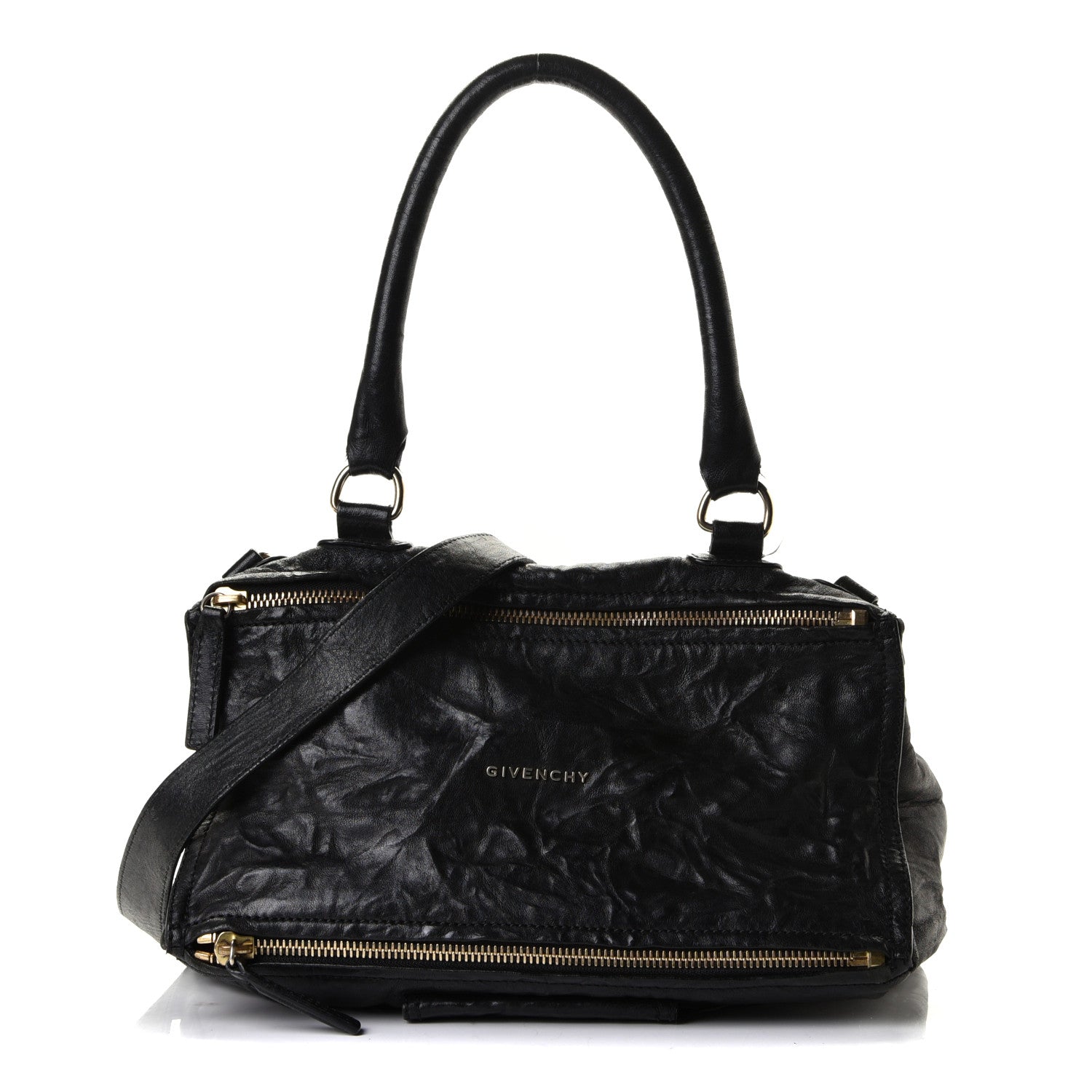 Givenchy Tumbled Sheepskin Medium Pandora Black 2 of 24