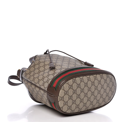 Gucci GG Supreme Monogram Web Ophidia Bucket Bag Brown 4 of 9