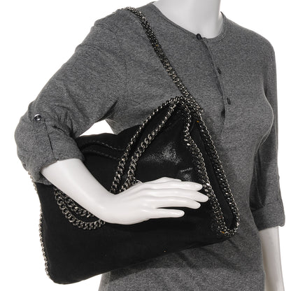 Stella McCartney Faux Leather Falabella Black 2 of 9