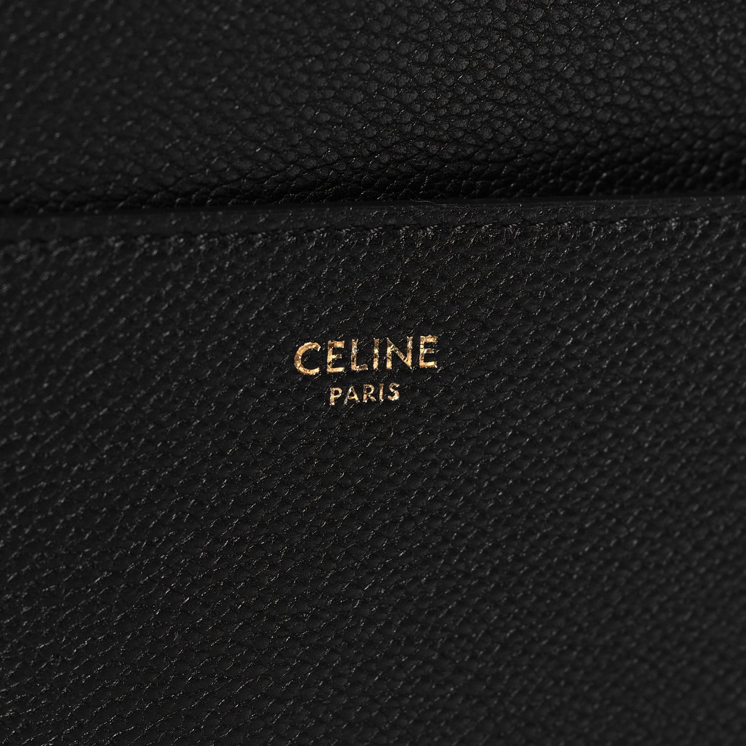 Celine Soft Grained Calfskin Sangle Bucket Bag Black 6 of 11