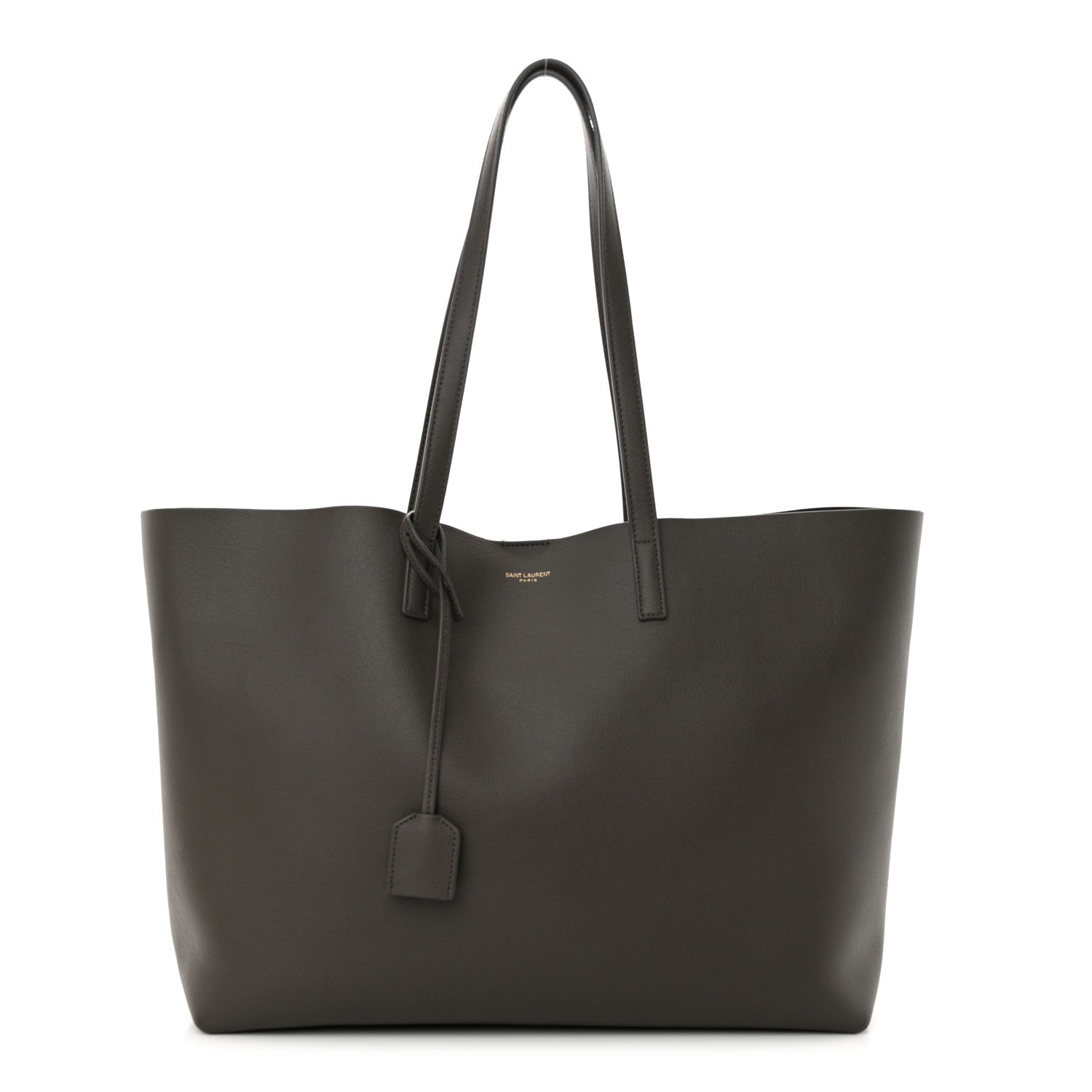 Saint Laurent Calfskin Large Shopping Tote Pebble 1 of 11