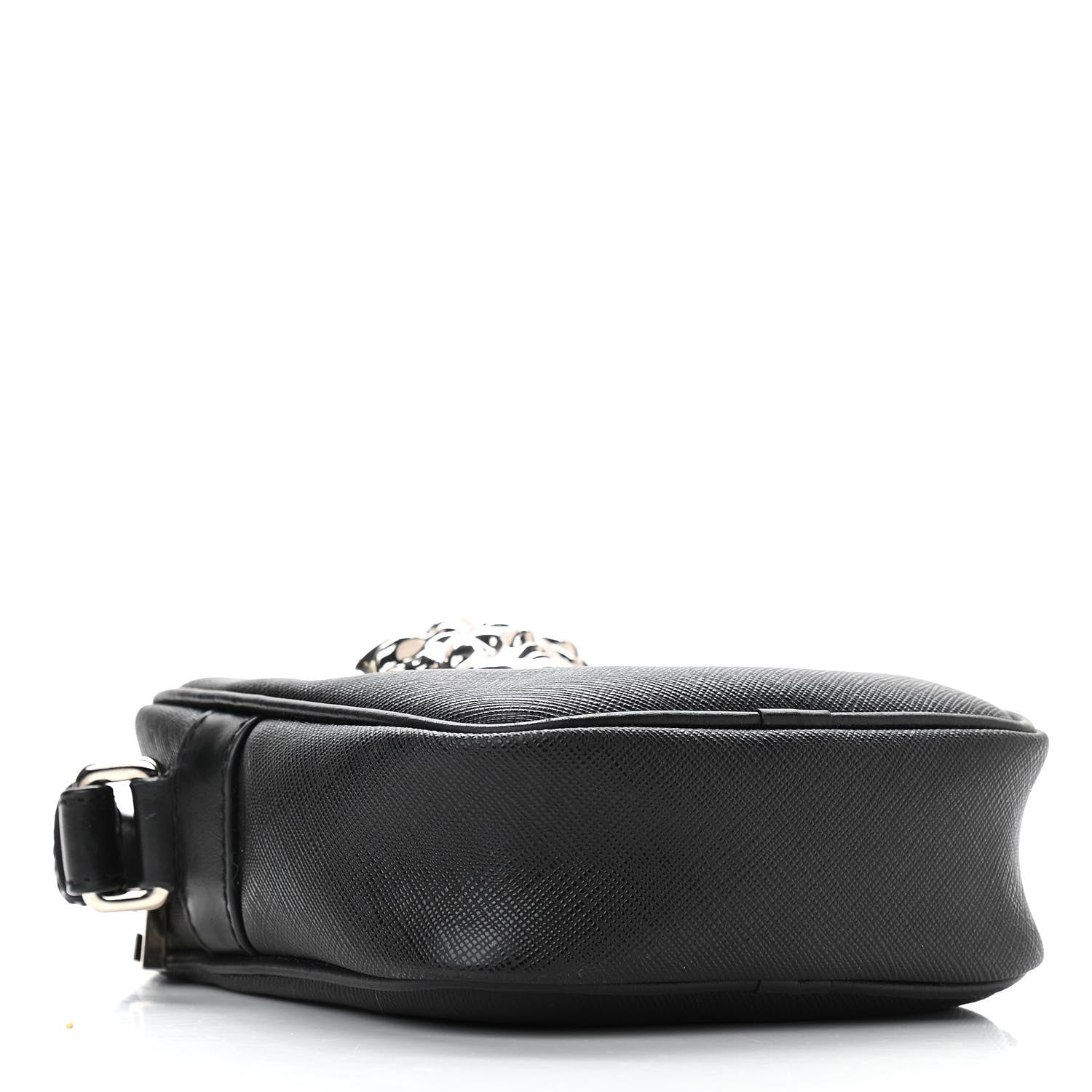 Versace Saffiano Small Medusa Messenger Bag Black 4 of 10