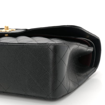 Chanel Caviar Quilted Jumbo Double Flap Black 10 of 10
