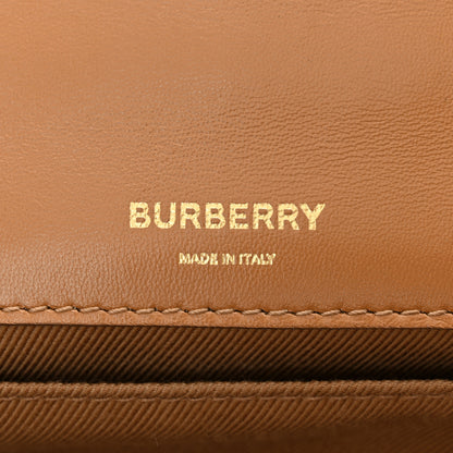 Burberry Lambskin Quilted Small Lola Bag Maple Brown 6 of 11