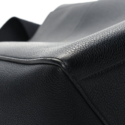 Celine Soft Grained Calfskin Sangle Bucket Bag Black 8 of 12