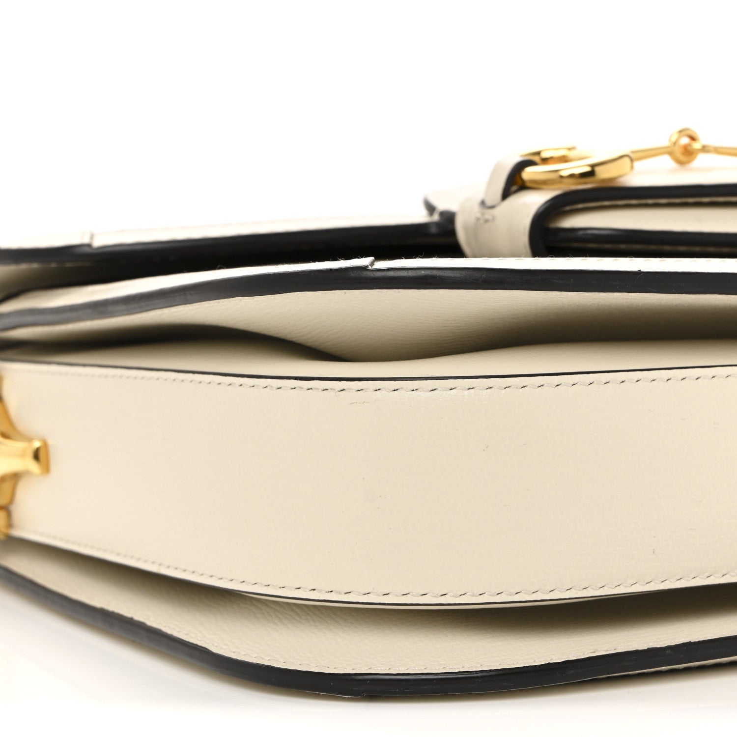 Gucci GG Supreme Monogram Horsebit 1955 Shoulder Bag Beige Mystic White 9 of 13
