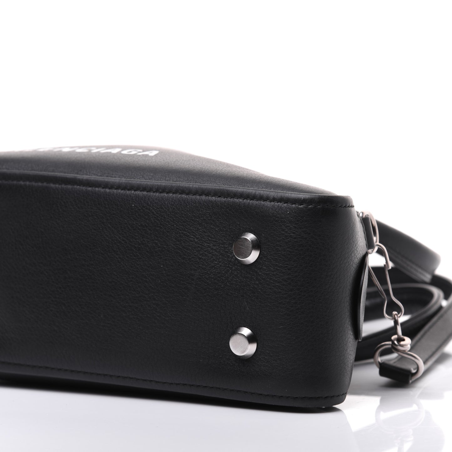 Calfskin S Triangle Duffle Black