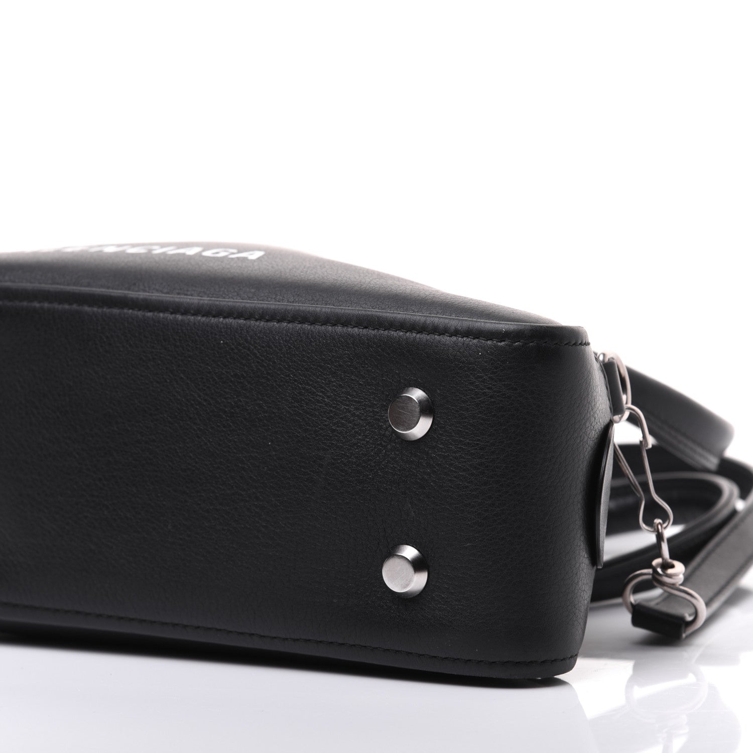 Balenciaga Calfskin S Triangle Duffle Black 7 of 23