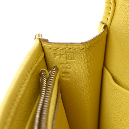 Hermes Swift Jige Duo Clutch Lime 9 of 12