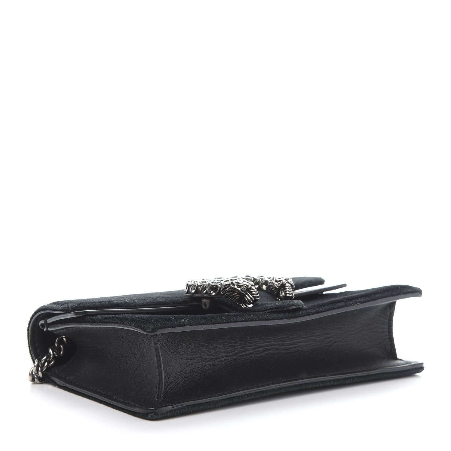 Gucci Velvet Super Mini Dionysus Shoulder Bag Black 4 of 12