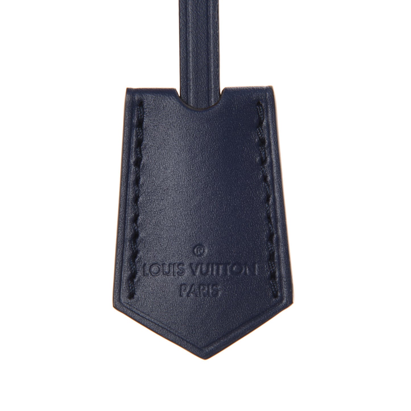 Calfskin Clochette Key Bell Holder Blue