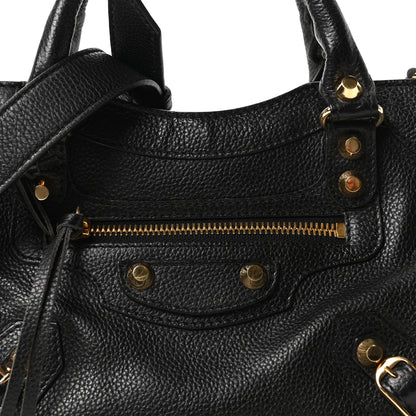 Balenciaga Agneau Classic Gold Hardware Mini City Black 9 of 11