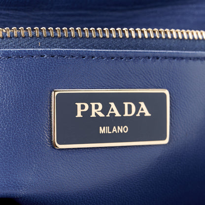 Prada Nappa Re-Nylon Triangle Quilted Patchwork System Flap Shoulder Bag Royal 5 of 14