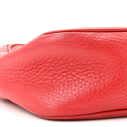 Gucci Pebbled Calfskin Small Soho Disco Bag Tabasco Red 9 of 10