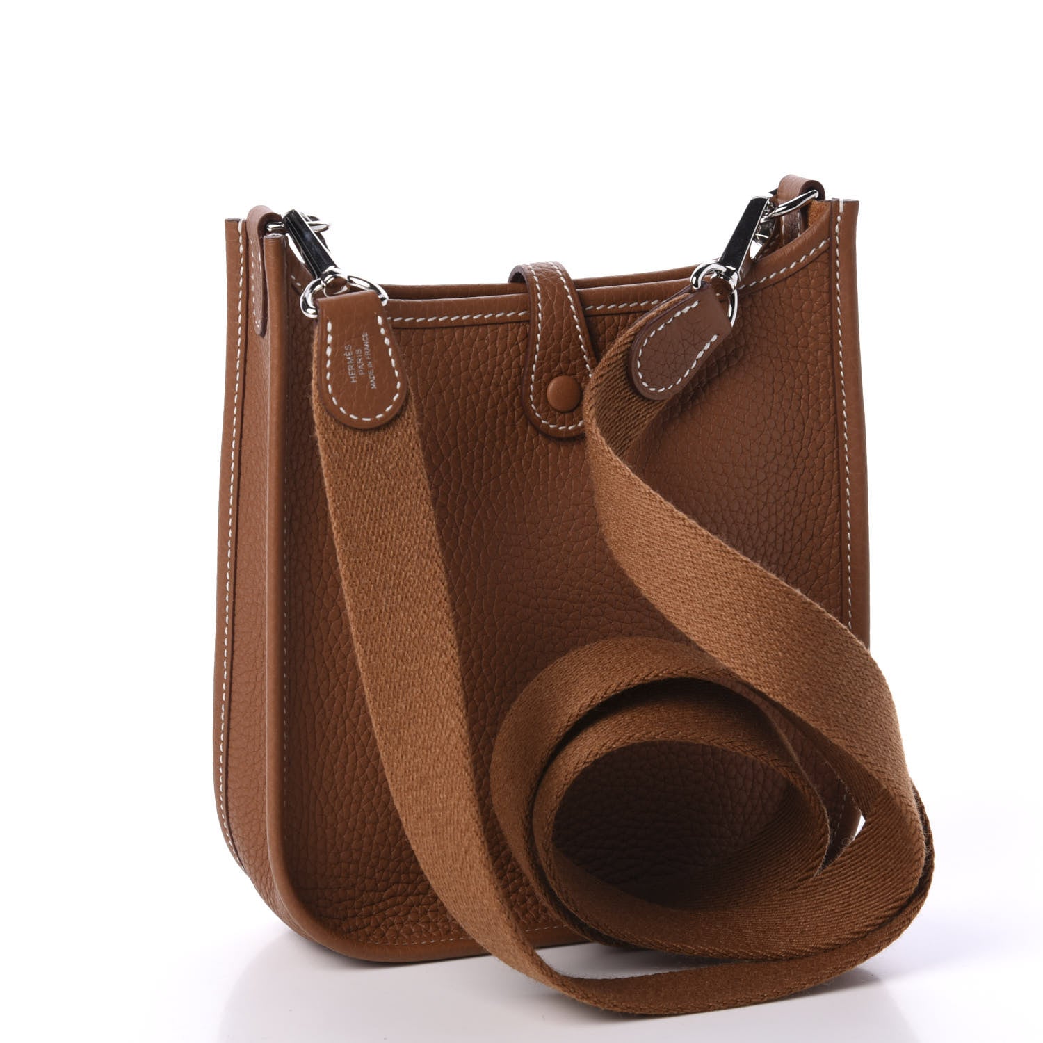Hermes Taurillon Clemence Evelyne TPM Gold 3 of 10