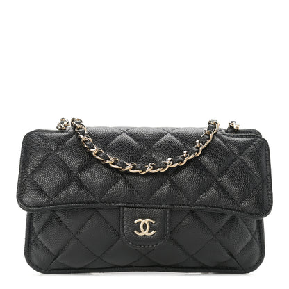 Chanel Caviar Fabric Graffiti Foldable Tote Bag With Chain Black Multicolor 11 of 17