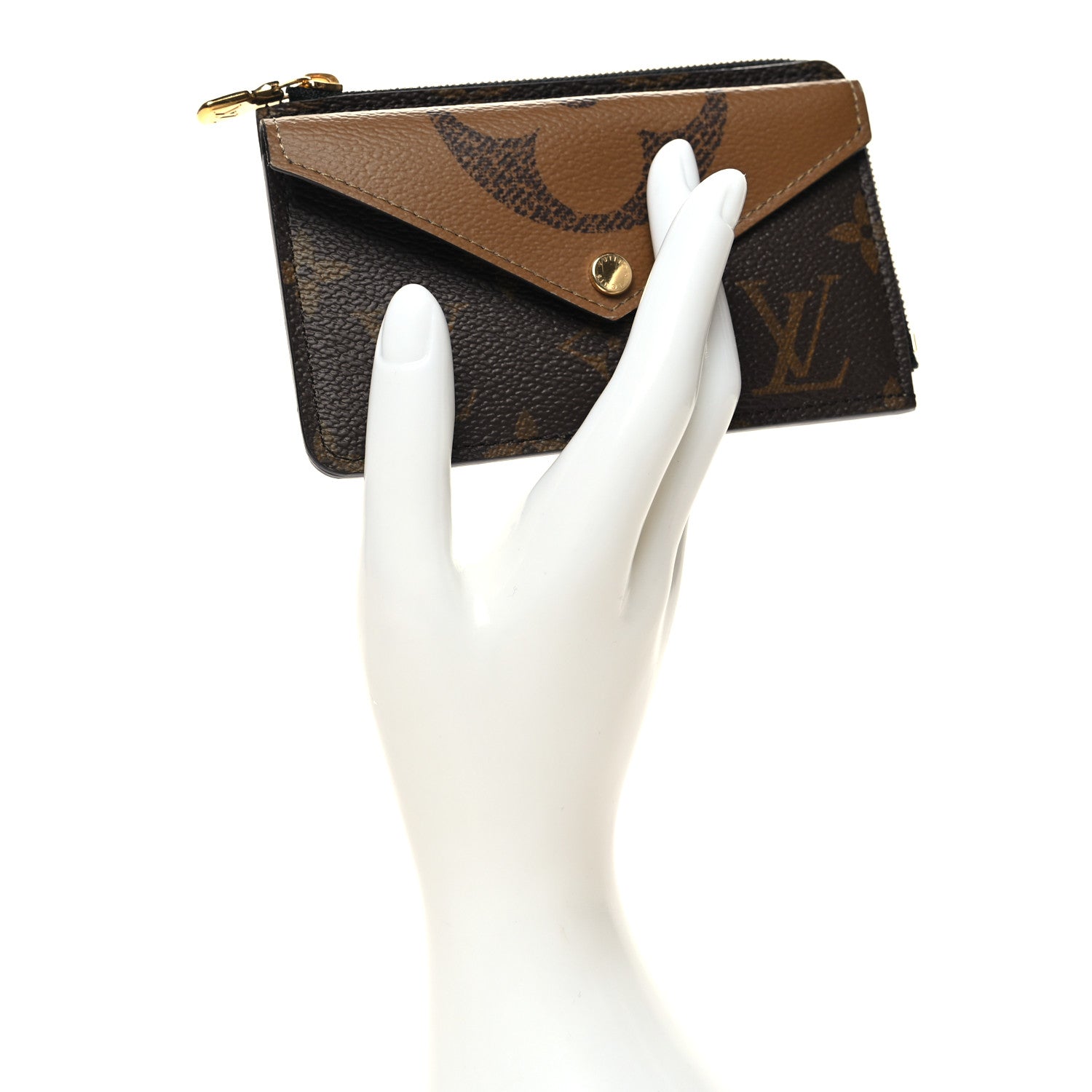 Louis Vuitton Reverse Monogram Recto Verso Card Holder Brown 2 of 8