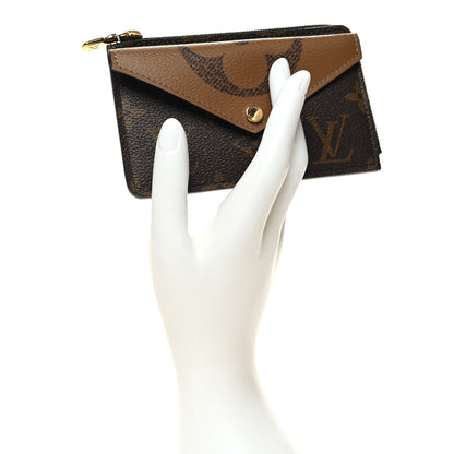 Louis Vuitton Reverse Monogram Recto Verso Card Holder Brown 2 of 8