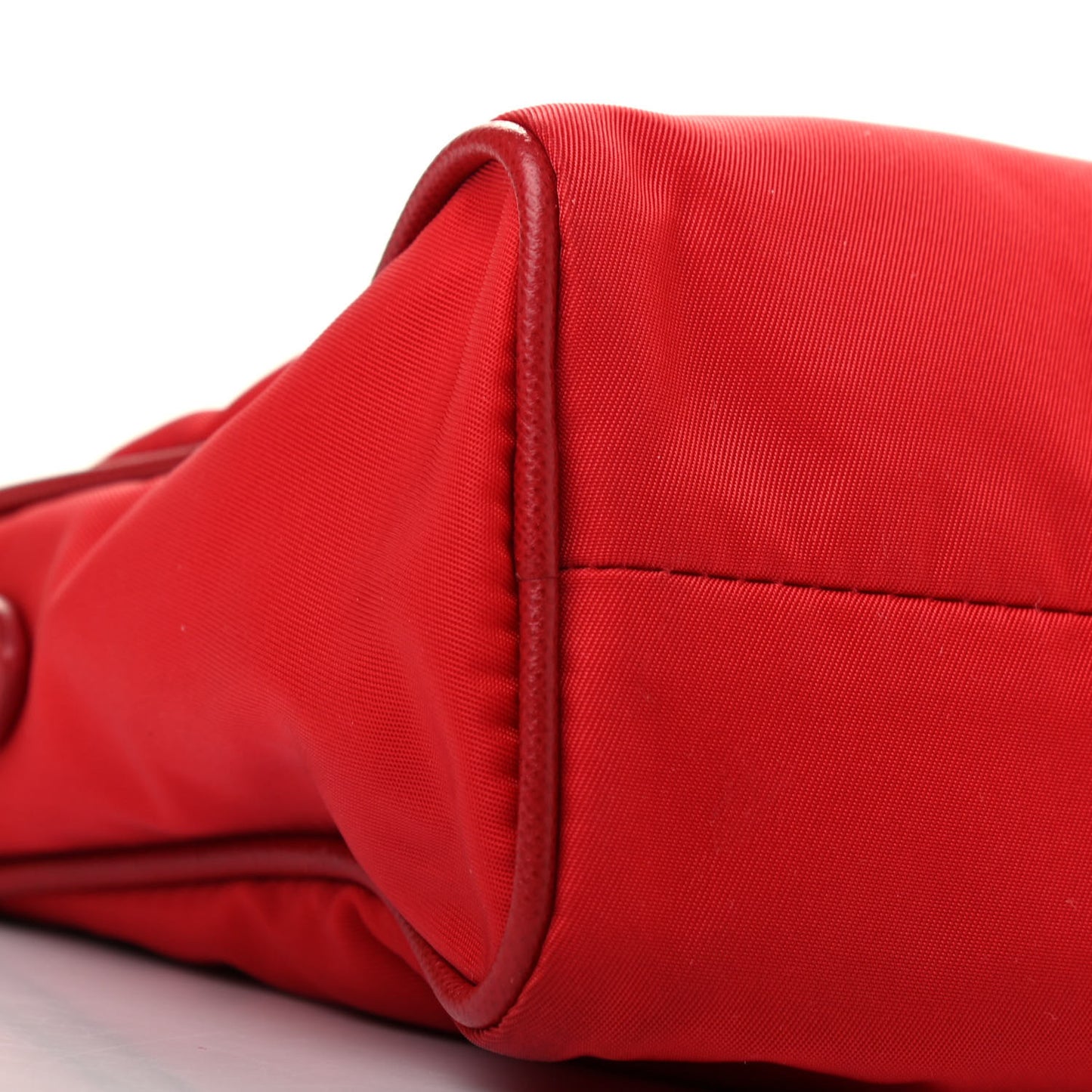 Tessuto Nylon Small Shoulder Bag Rosso