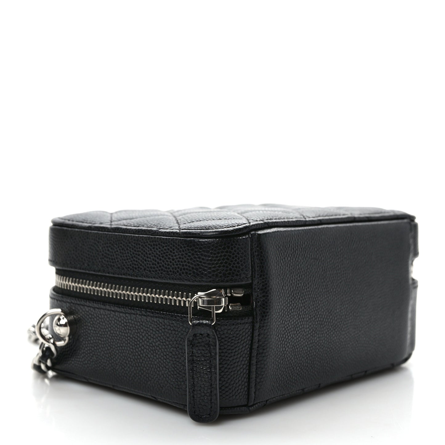 Caviar Quilted Camera Bag Black