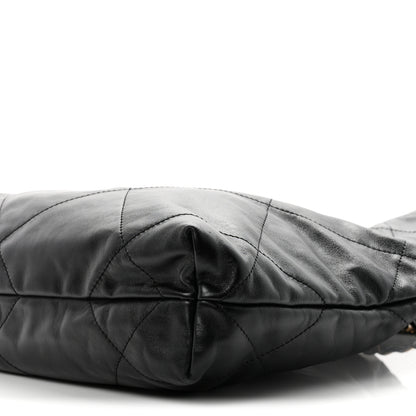 Chanel Shiny Calfskin Quilted Small Chanel 22 Black 11 of 11