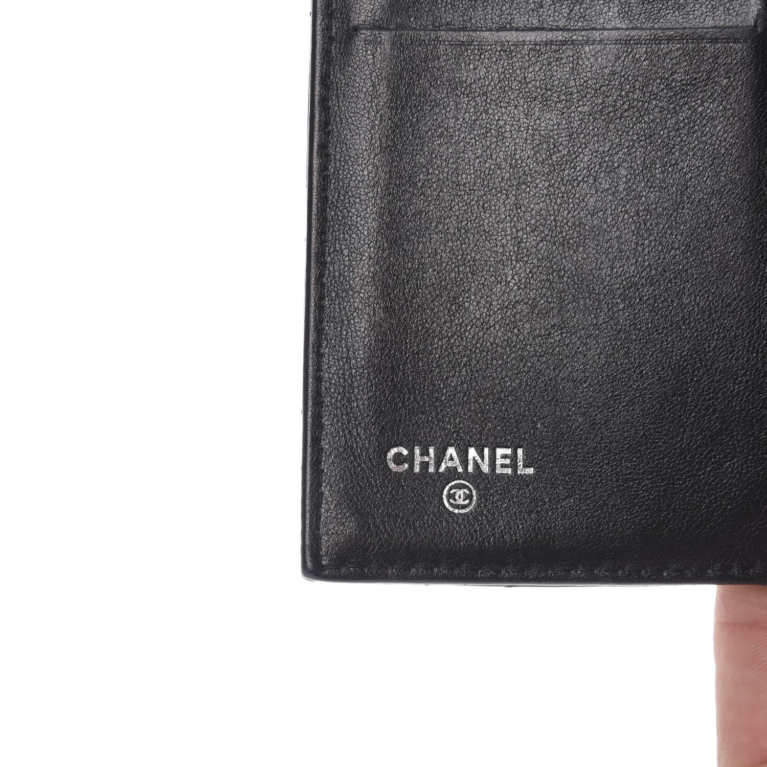 Chanel Patent Quilted Large Flap Wallet Black 6 of 8