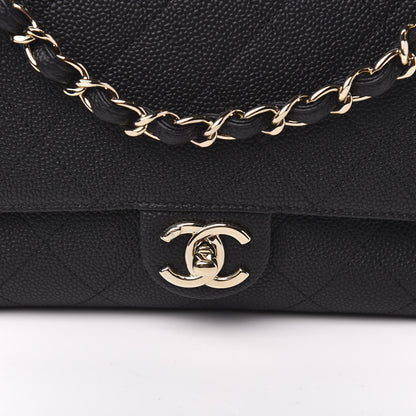 Chanel Caviar Quilted City Walk Flap Black 10 of 11