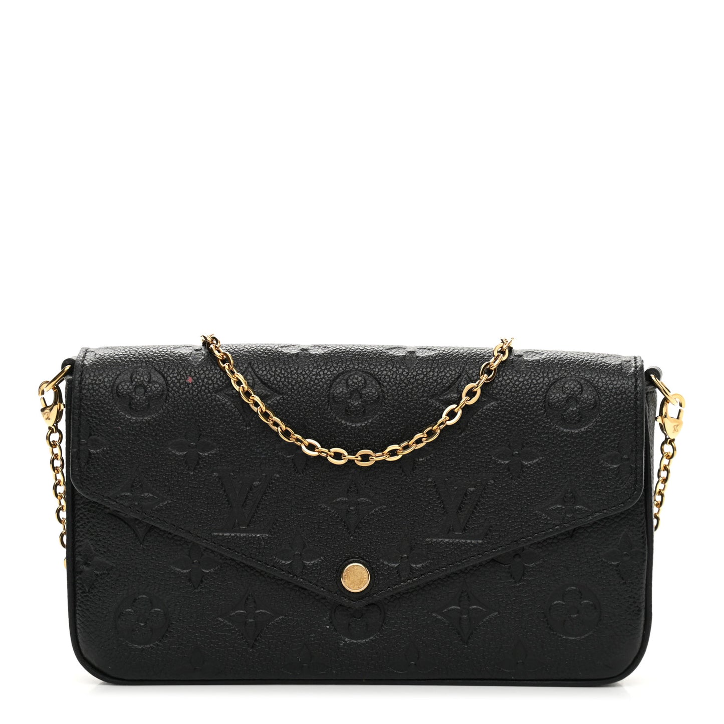 Empreinte Pochette Felicie Chain Wallet Black
