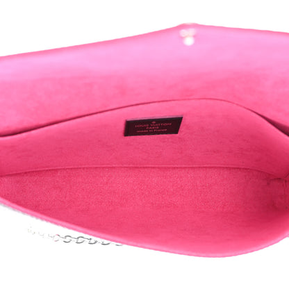 Louis Vuitton Epi Pochette Felicie Black Hot Pink 6 of 11