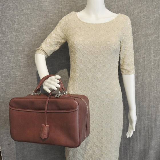 Louis Vuitton Calfskin Leopard Frontier Suitcase FW Runway 2 of 11