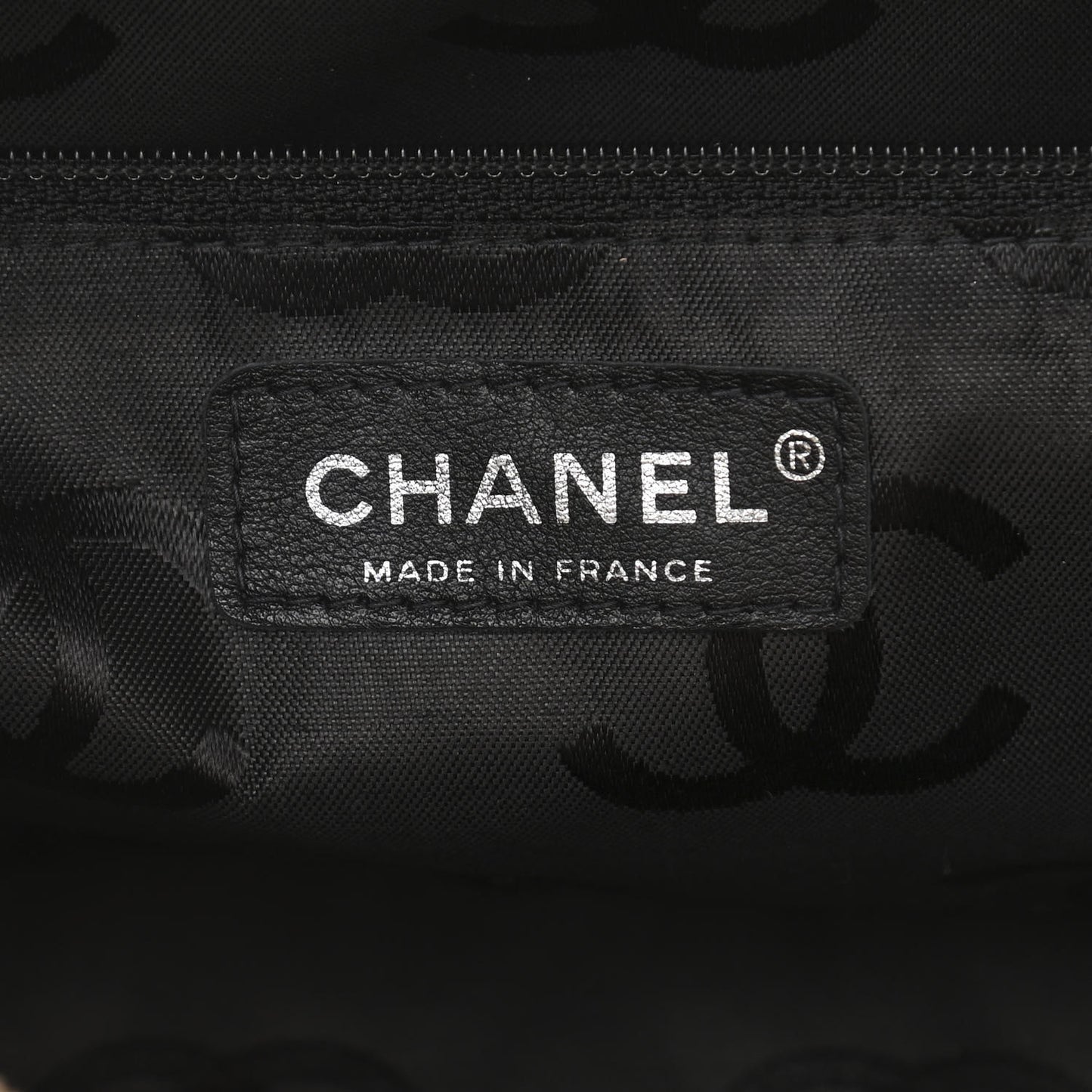 Calfskin Quilted Large Cambon Bowler Beige Black