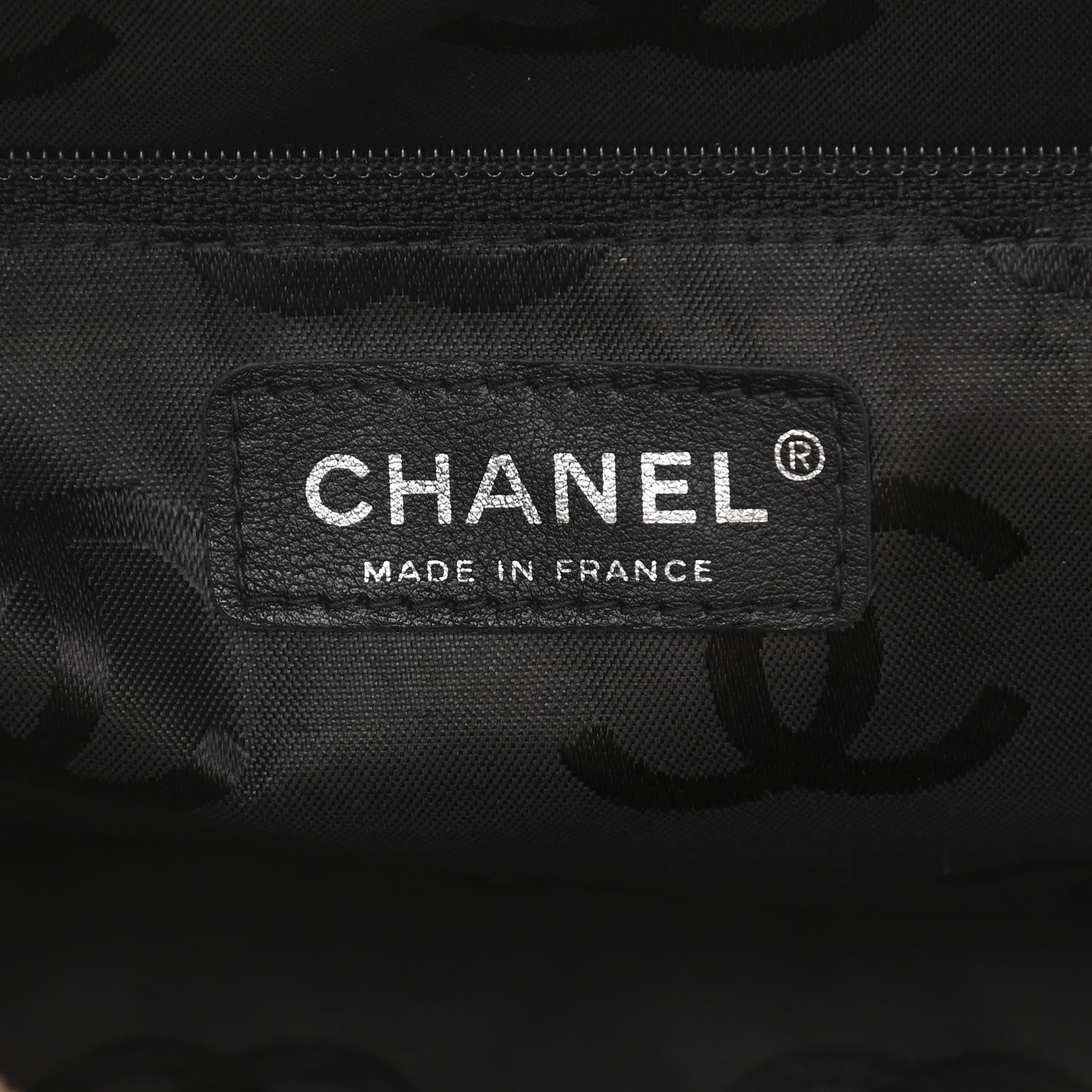 Chanel Calfskin Quilted Large Cambon Bowler Beige Black 6 of 11
