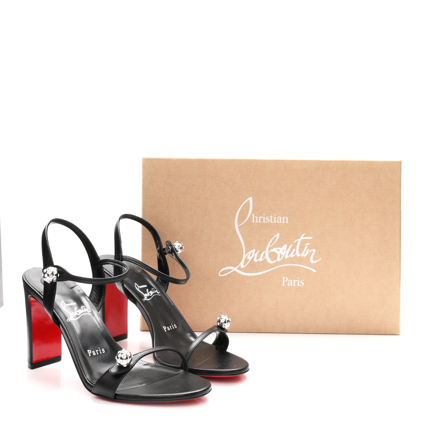 Nappa Atmospheria 85 Sandals 39 Black