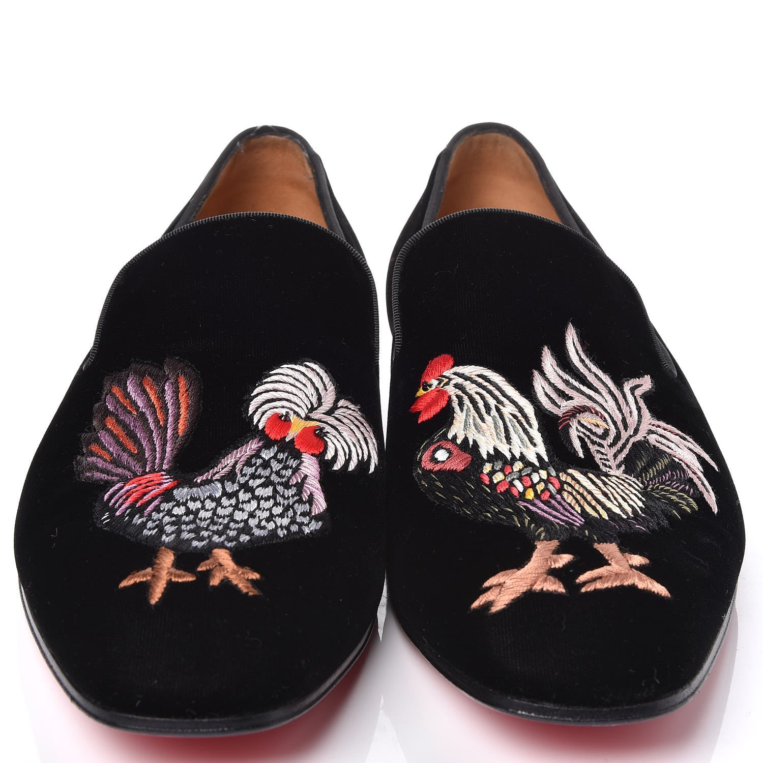 Christian Louboutin Velvet Mens Champgillon Flat Loafer 41 Black 12 of 13