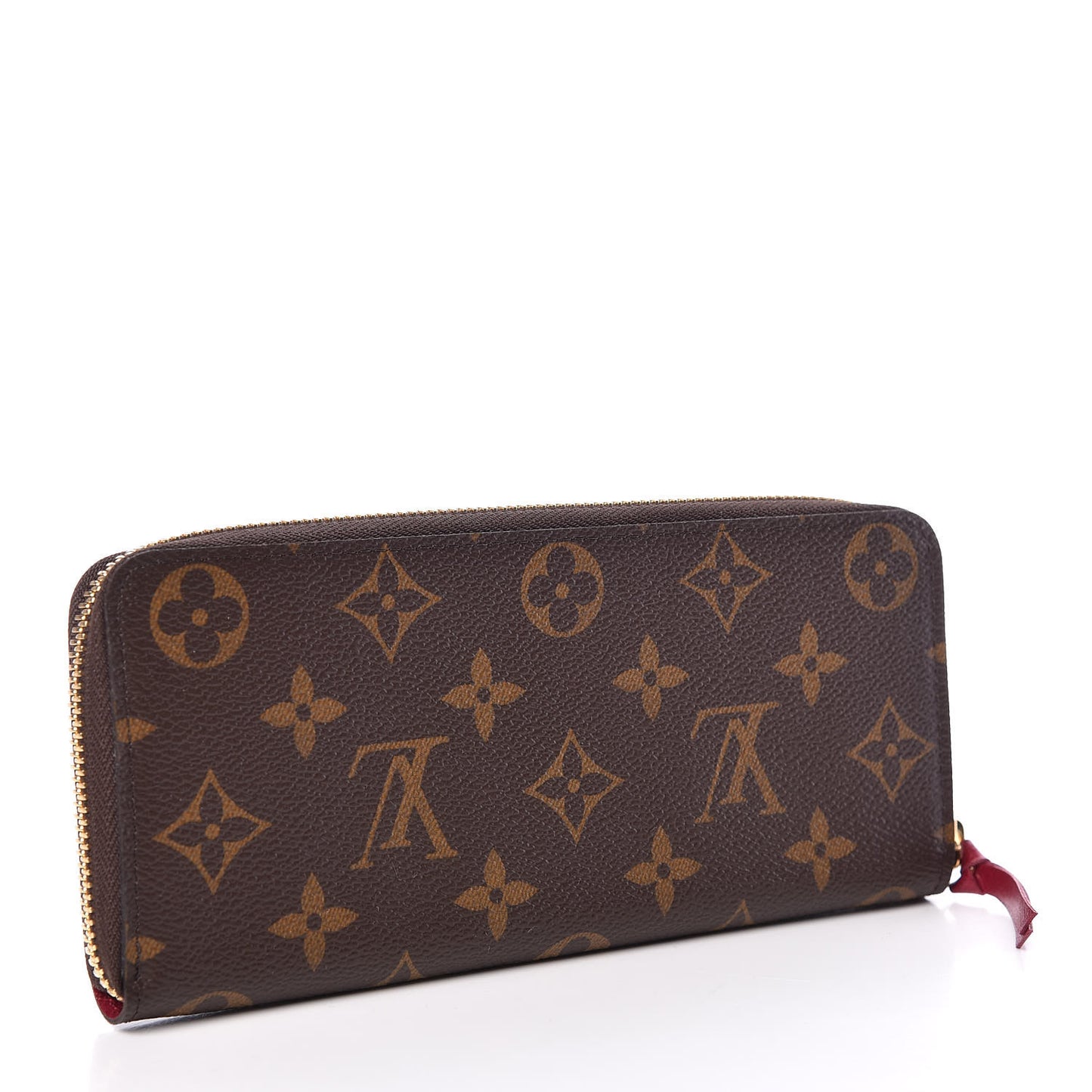 Monogram Clemence Wallet Fuchsia