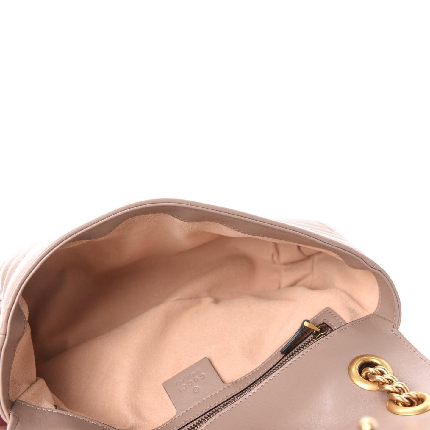 Calfskin Matelasse Small GG Marmont Shoulder Bag Porcelain Rose