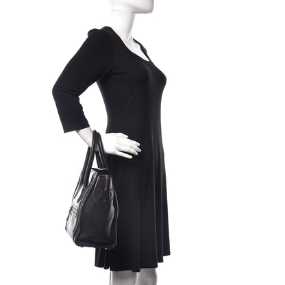 Celine Calfskin Micro Luggage Black 2 of 10