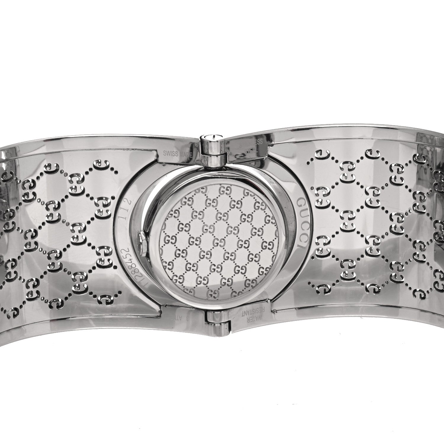 Gucci Stainless Steel 33mm Twirl Quartz Watch Brown 4 of 4