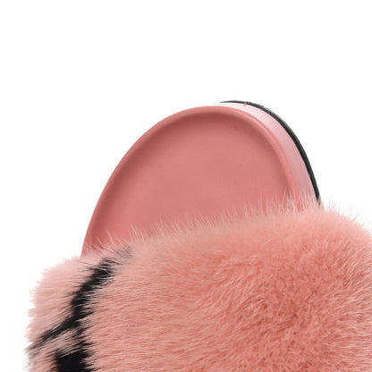 Louis Vuitton Mink Fur Bom Dia Flat Mules 40 Pink 11 of 18
