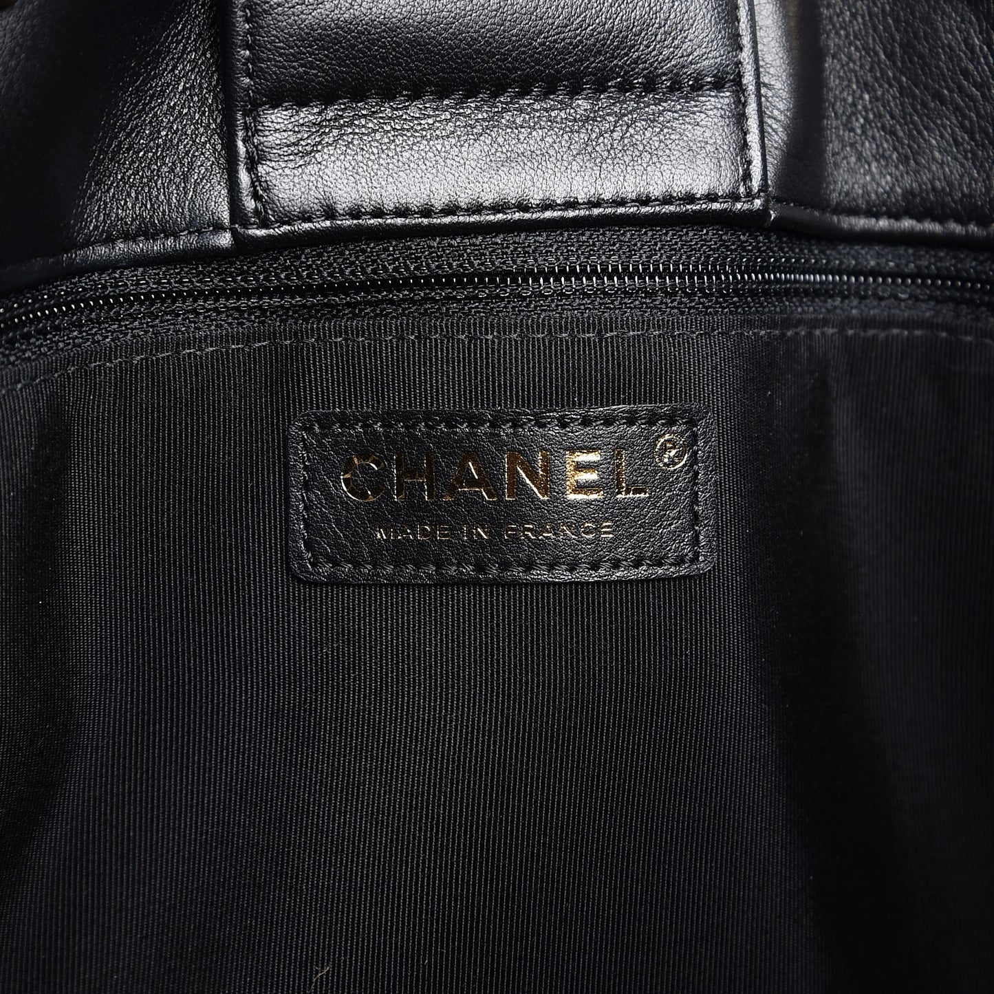 Calfskin Quilted Timeless Tote Black